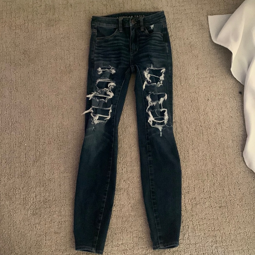 Dark blue American eagle jeans
